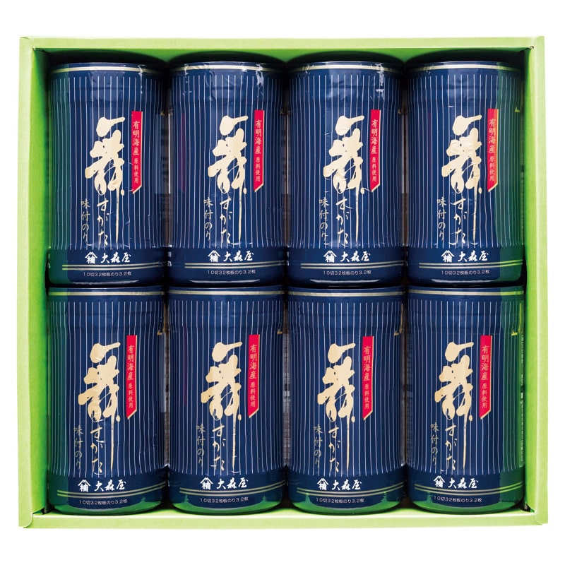 大森屋 有明海産卓上味のりギフト /プレゼント ギフト 味付け海苔 海苔 乾物 食品 お歳暮 お年賀 クリスマス ギフト