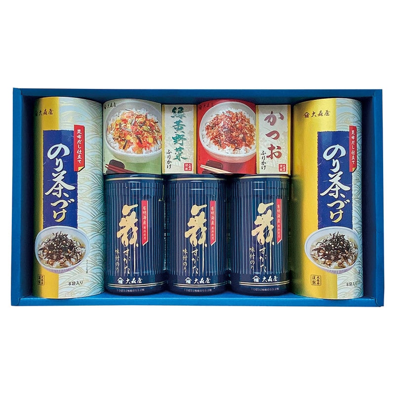 大森屋 バラエティギフト /プレゼント ギフト 味付け海苔 海苔 乾物 食品 お歳暮 お年賀 クリスマス ギフト