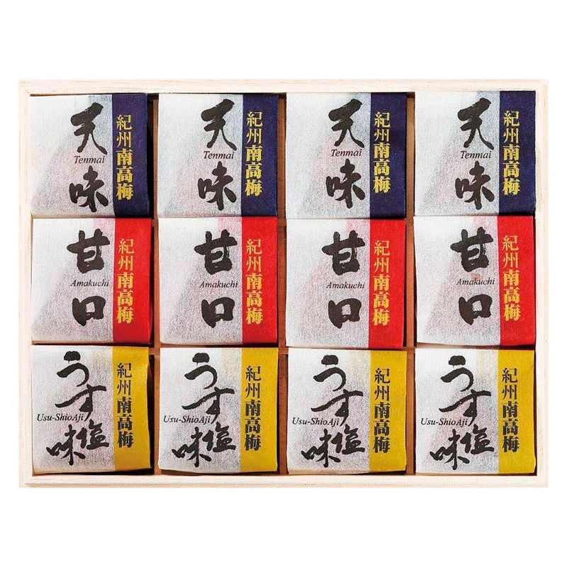 紀州南高梅 三景12粒(包装済) /プレゼント ギフト 梅干し 漬物・梅干し・キムチ 食品 お歳暮 お年賀 クリスマス ギフト