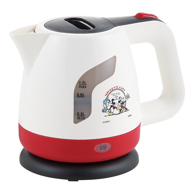 ミッキー&ミニー 電気ケトル800ml ／プレゼント ギフト 電気ケトル キッチン家電 家電 お歳暮 お年賀 クリスマス ギフト