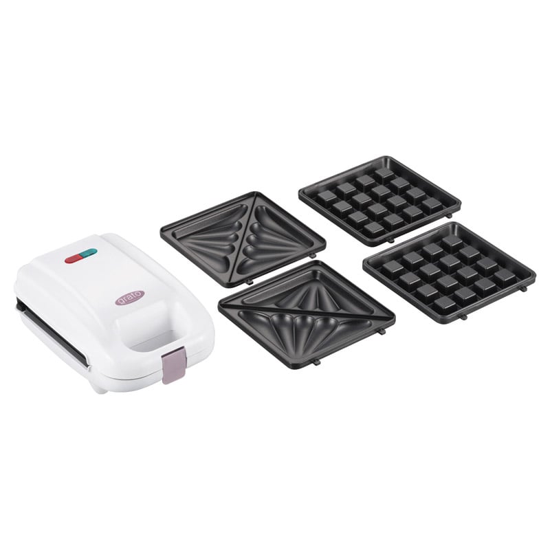 グラート 着脱式マルチサンドメーカーS(2枚組) ／プレゼント ギフト ホットサンドメーカー・ワッフルメーカー キッチン家電 家電 お歳暮 お年賀 クリスマス ギフト