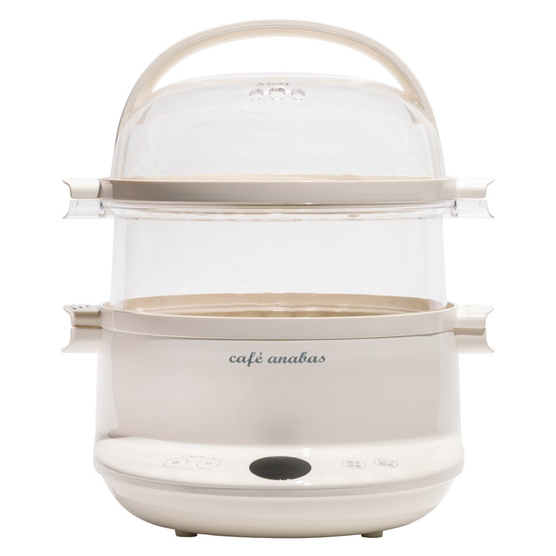 cafe anabas かんたん蒸し器(L) ／プレゼント ギフト 蒸し器 調理器具 キッチン用品 お歳暮 お年賀 クリスマス ギフト