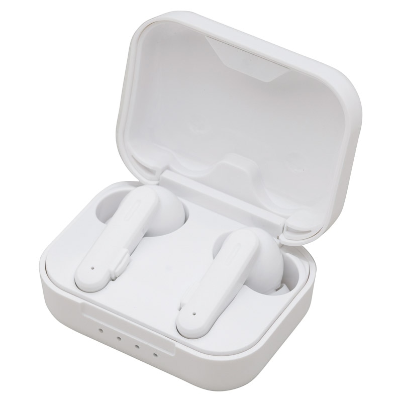 たのしいかいしゃ TWS Bluetoothイヤホン ホワイト ／プレゼント ギフト ヘッドホン・イヤホン オーディオ TV・オーディオ・カメラ お歳暮 お年賀 クリスマス ギフト