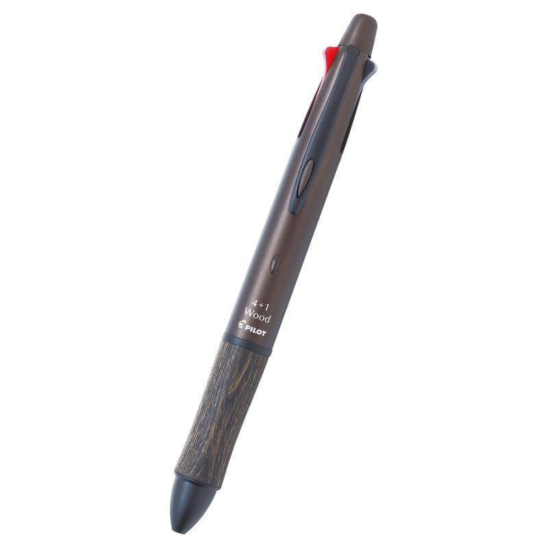パイロット 4+1ウッド ダークブラウン /プレゼント ギフト ボールペン 筆記具 文房具・事務用品 日用品・ヘルスケア お歳暮 お年賀 クリスマス ギフト