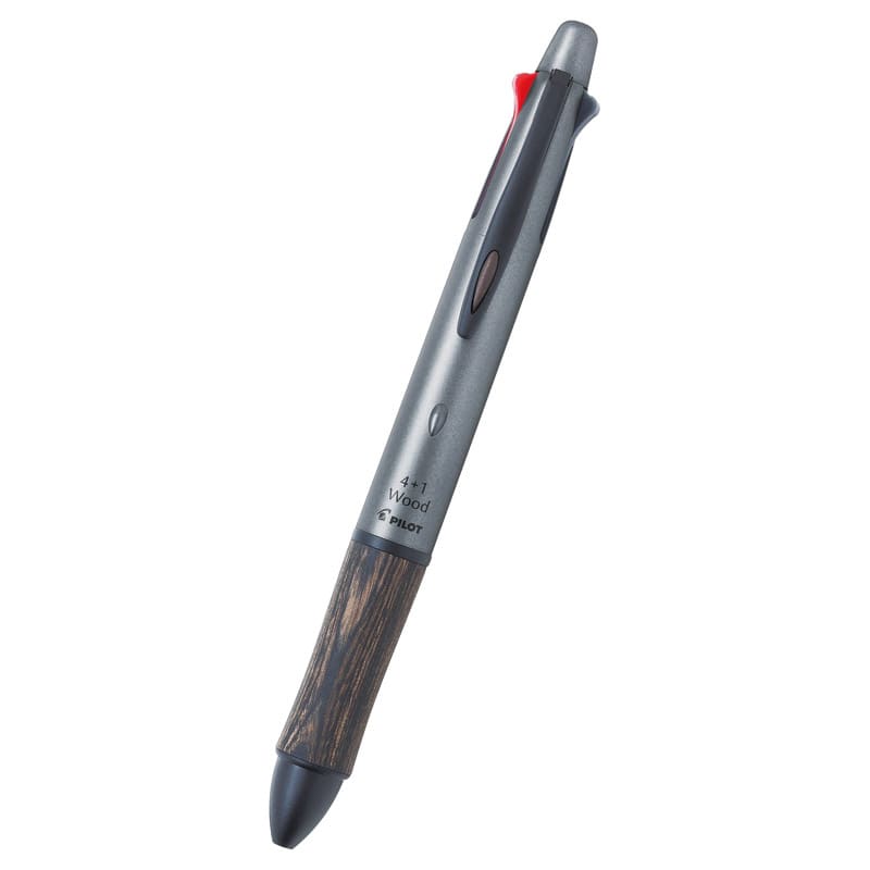 パイロット 4+1ウッド グレー /プレゼント ギフト ボールペン 筆記具 文房具・事務用品 日用品・ヘルスケア お歳暮 お年賀 クリスマス ギフト