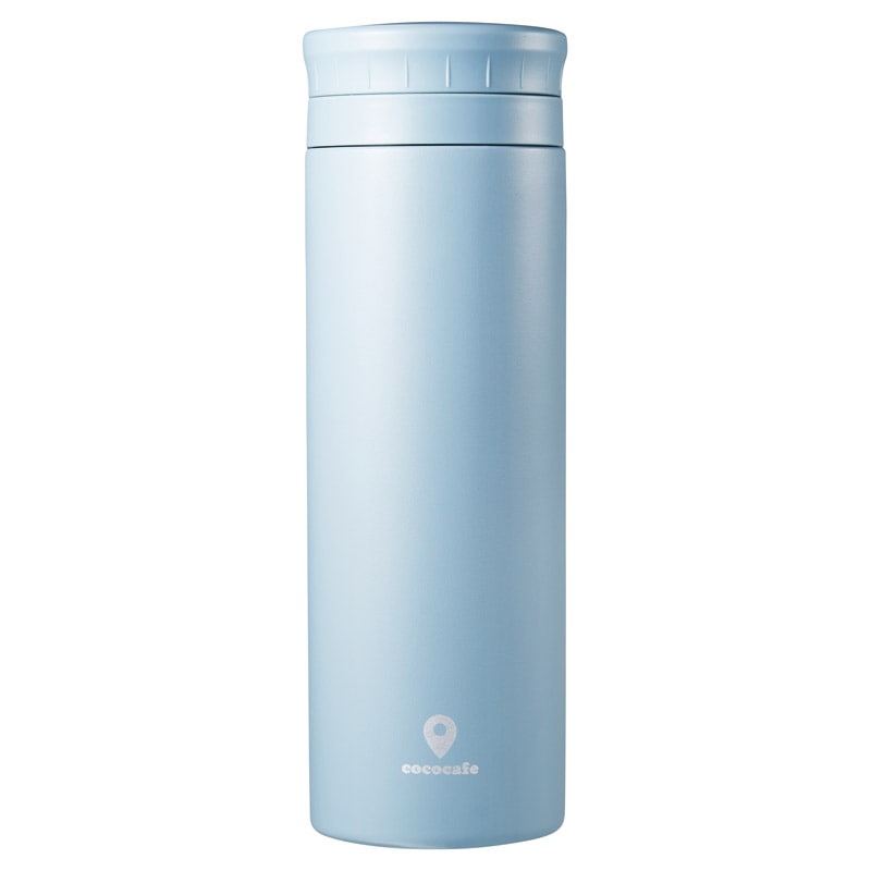 ココカフェ パウダーコート 真空二重マグ500ml スモークブルー /プレゼント ギフト 水筒 キッチン用品 お歳暮 お年賀 クリスマス ギフト