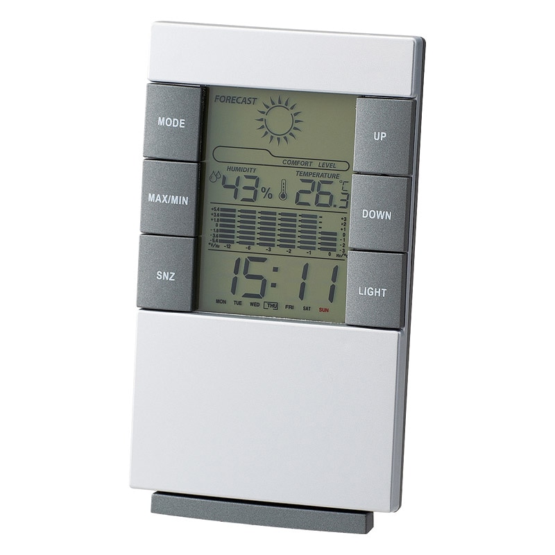 ウェザーインフォクロック /プレゼント ギフト 置き時計 置き時計・掛け時計 インテリア 住まい・家具 お歳暮 お年賀 クリスマス ギフト