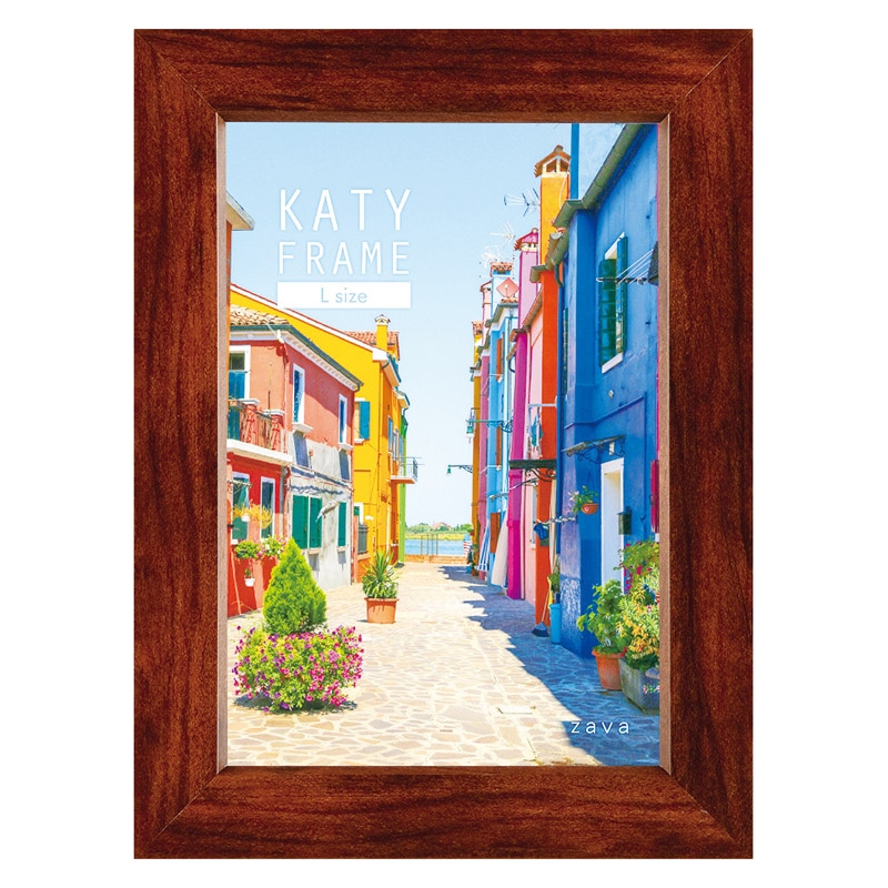 ケイティL判 ブラウン /プレゼント ギフト フォトフレーム 小物・置物 インテリア 住まい・家具 お歳暮 お年賀 クリスマス ギフト