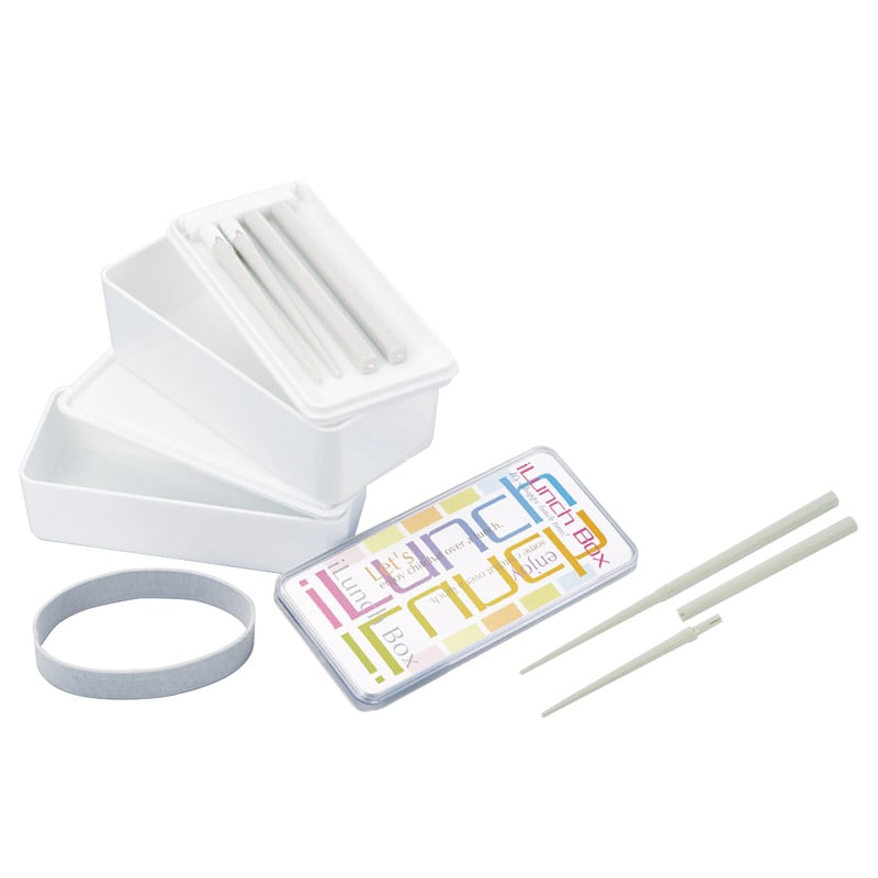 アイランチボックス(箸付) ／プレゼント ギフト 弁当箱 キッチン用品 お歳暮 お年賀 クリスマス ギフト