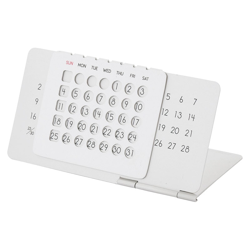 アルミ万年カレンダー シルバー /プレゼント ギフト カレンダー 本・雑誌・コミック お歳暮 お年賀 クリスマス ギフト