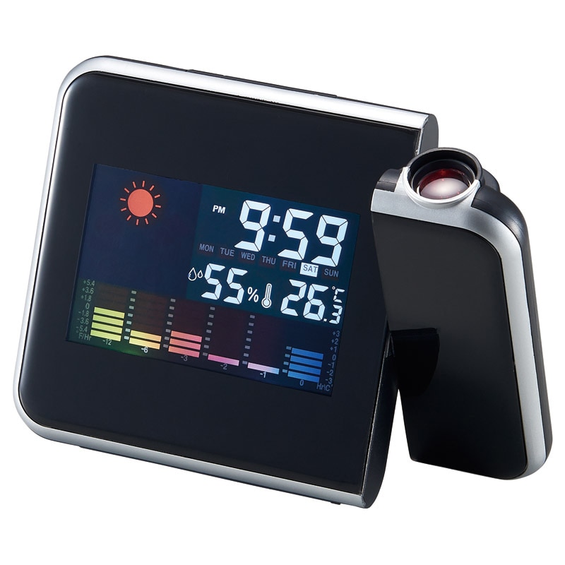 プロジェクター機能付クロック /プレゼント ギフト 置き時計 置き時計・掛け時計 インテリア 住まい・家具 お歳暮 お年賀 クリスマス ギフト