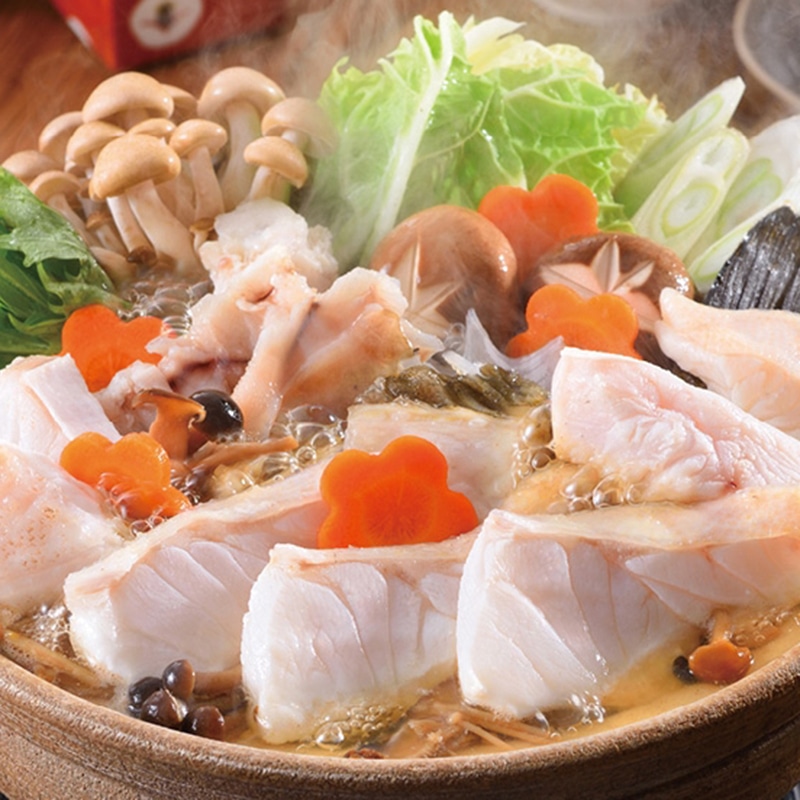 下関ヤマモ水産 山口県産天然くえ鍋セット(2人前) /魚介類・水産加工品 食品 お歳暮 お年賀 御歳暮 御年賀 ギフト 送料無料 クリスマス プレゼント ギフト