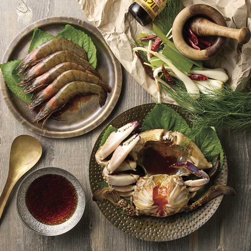 ファイブ・イー・ライフ 大阪鶴橋「百年の礎」のカンジャンケジャンとセウジャンのセット /カニ 魚介類・水産加工品 食品 お歳暮 お年賀 御歳暮 御年賀 ギフト 送料無料 クリスマス プレゼント ギフト