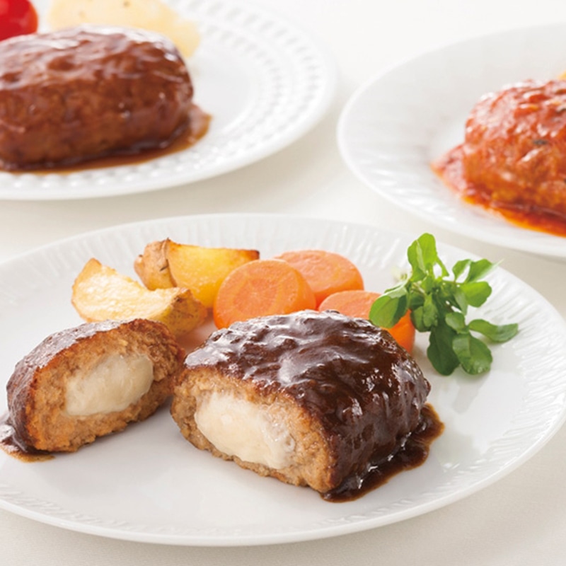 伊藤ハム 田崎真也セレクション クリームチーズ入りハンバーグギフト(キリクリームチーズ使用) ／ハンバーグ 洋風惣菜 惣菜・レトルト 食品 お歳暮 お年賀 御歳暮 御年賀 ギフト 送料無料 クリスマス プレゼント ギフト