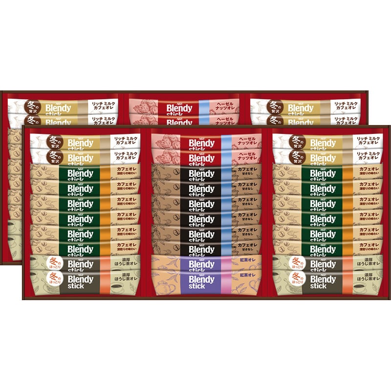AGF ブレンディスティックウィンターカフェオレコレクション /インスタントコーヒー コーヒー 水・ソフトドリンク 飲料 お歳暮 お年賀 御歳暮 御年賀 ギフト 送料無料 クリスマス プレゼント ギフト