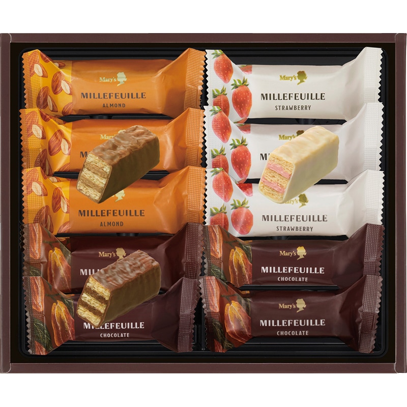 メリーチョコレート ミルフィーユ /ミルフィーユ ケーキ スイーツ・お菓子 食品 お歳暮 お年賀 御歳暮 御年賀 ギフト 送料無料 クリスマス プレゼント ギフト