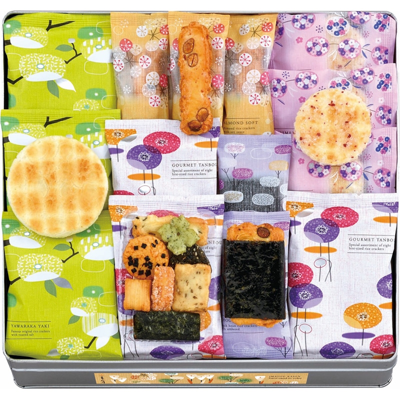 えくぼ屋 今様菓撰おかき詰合せ /あられ・おかき せんべい・米菓 スイーツ・お菓子 食品 お歳暮 お年賀 御歳暮 御年賀 ギフト 送料無料 クリスマス プレゼント ギフト