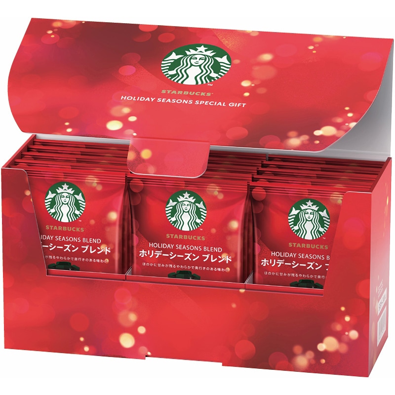 スターバックス ホリデーシーズン スペシャルギフト /インスタントコーヒー コーヒー 水・ソフトドリンク 飲料 お歳暮 お年賀 御歳暮 御年賀 ギフト 送料無料 クリスマス プレゼント ギフト