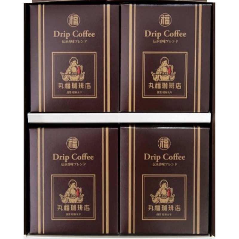 丸福珈琲店 ドリップ珈琲詰合せ /インスタントコーヒー コーヒー 水・ソフトドリンク 飲料 お歳暮 お年賀 御歳暮 御年賀 ギフト 送料無料 クリスマス プレゼント ギフト