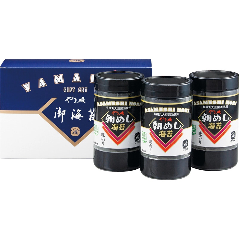 やま磯 朝めしカップ 卓上味付海苔ギフト /味付け海苔 海苔 乾物 食品 お歳暮 お年賀 御歳暮 御年賀 ギフト 送料無料 クリスマス プレゼント ギフト