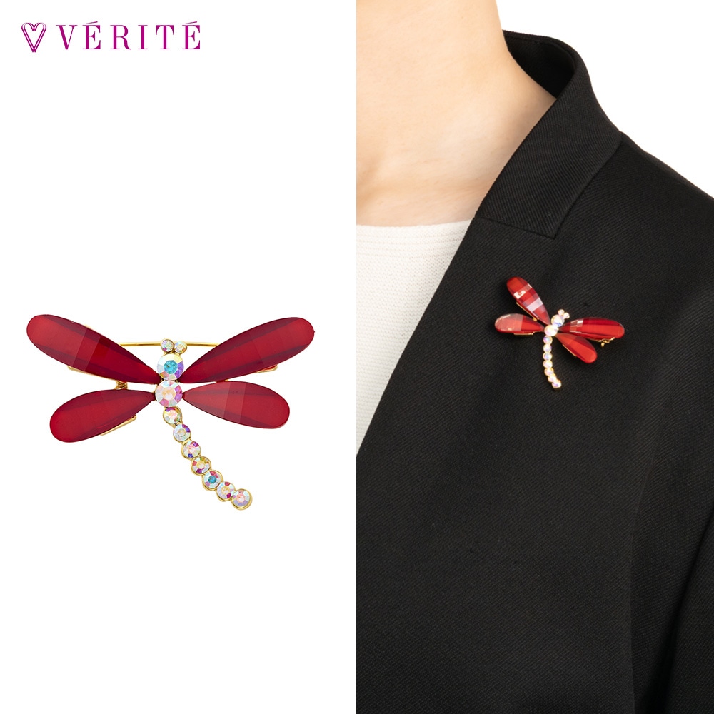 とんぼ ブローチ (レッド) 132408120015