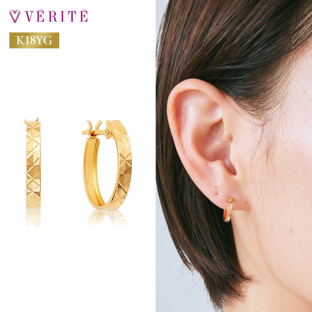 K18YG ピアス 119008020313