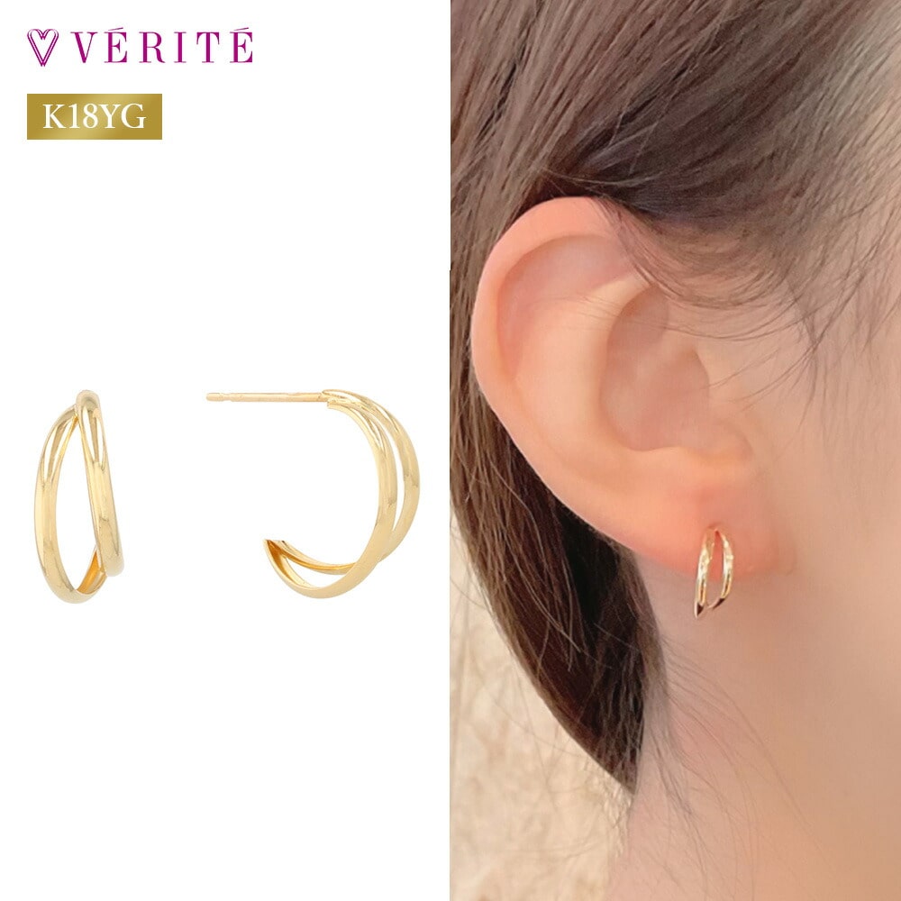 K18YG ピアス 125208020278