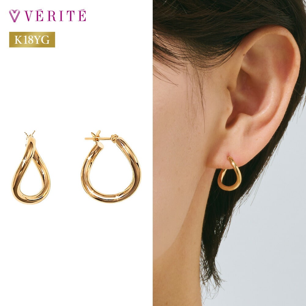 K18YG ピアス 125208020642