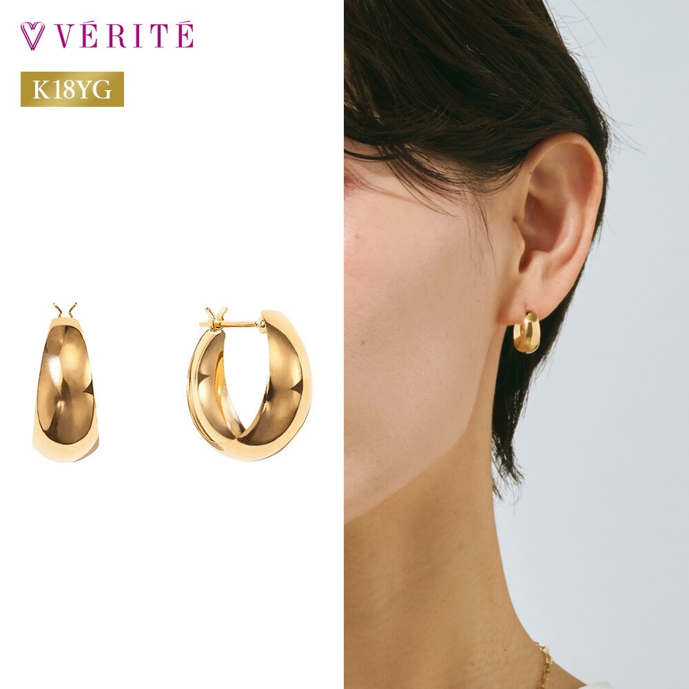 K18YG ピアス 125208020643