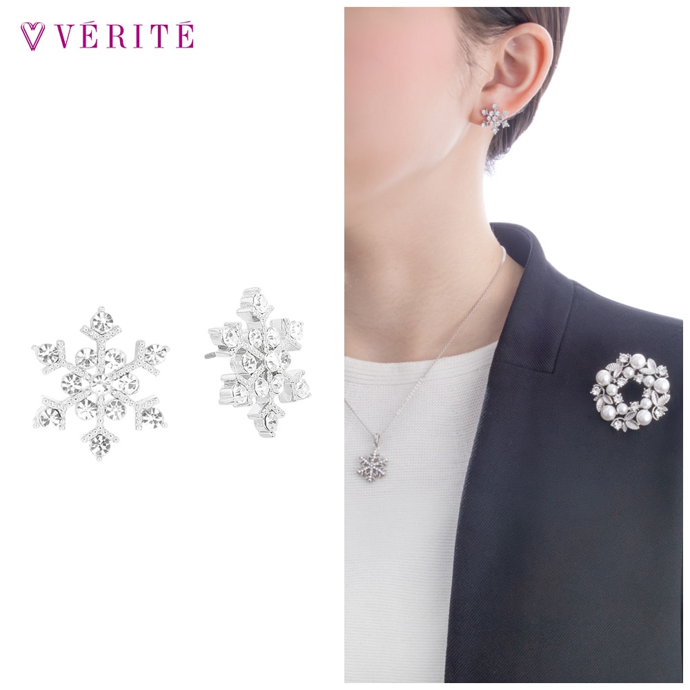 スノーフレーク ピアス 131708120553