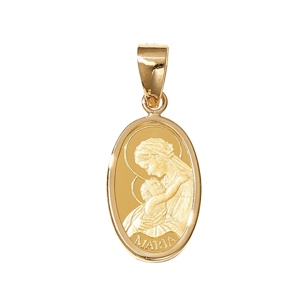 K18/K24 マリア メダルペンダント 403308080080