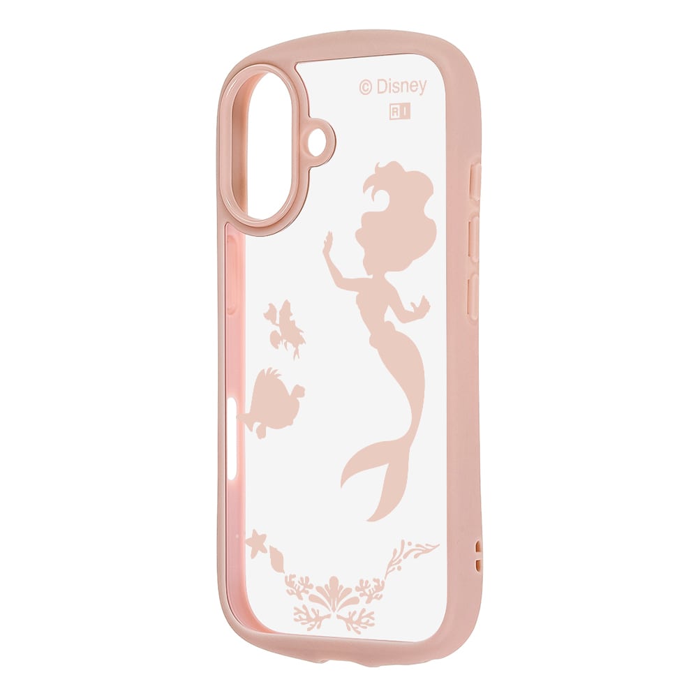 ディズニー iPhone17 ハイブリッド ケース アリエル 耐衝撃  iPhone 17 カバー ストラップホール iPhoneケース スマホケース かわいい おしゃれ キャラクター アイフォン17 iPhone17ケース