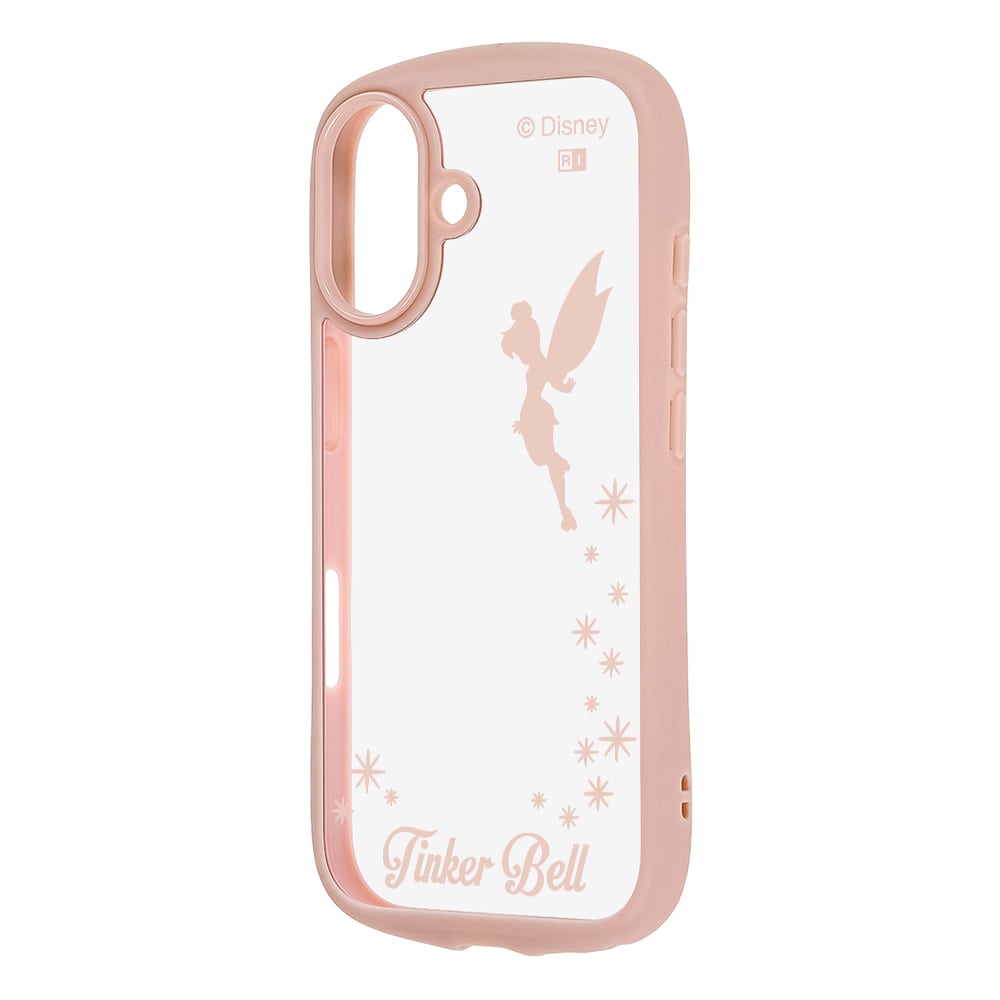 ディズニー iPhone17 ハイブリッド ケース ティンカーベル 耐衝撃  iPhone 17 カバー ストラップホール iPhoneケース スマホケース かわいい おしゃれ キャラクター アイフォン17 iPhone17ケース