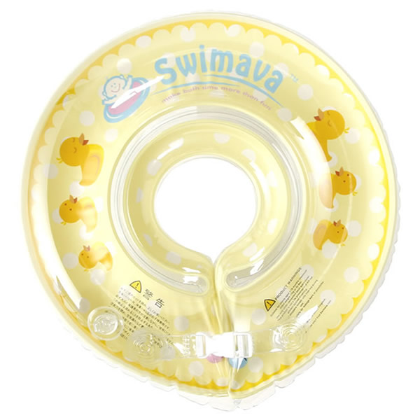 日本正規販売店！うきわ首リングでベビーエクササイズ【Swimava スイマーバダックイエロー】  プレスイミング プール