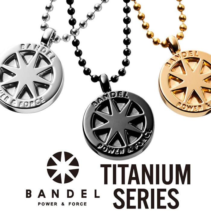 【正規販売店】バンデル チタンネックレスBANDEL titanium necklace 首 ゴールド シルバー ブラック 純チタン製アクセサリー 誕生日プレゼント 記念日