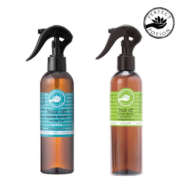 パーフェクトポーション バズオフ ルームスプレー 250ml ハッカ油 空間用 布用アロマ オーガニック PERFECT POTION