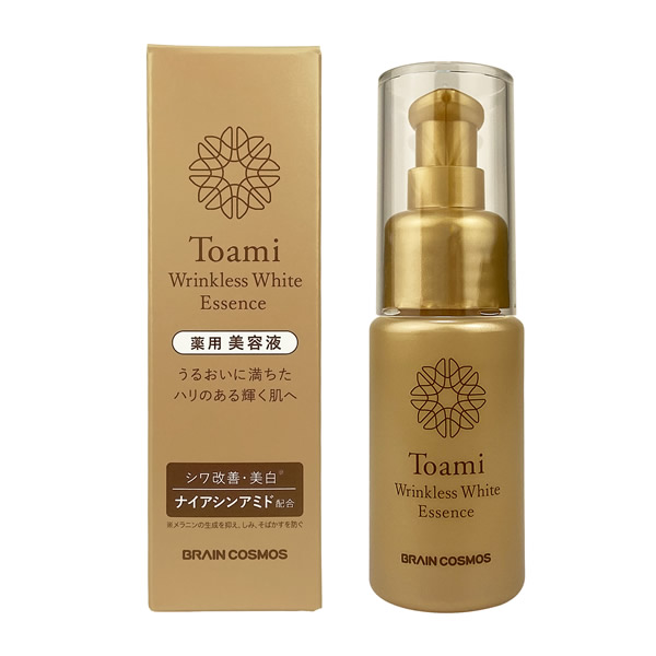 【医薬部外品】Toami(トアミ) リンクレスホワイトエッセンス 30ml 薬用 スキンケア 美白 シワ しみ そばかす メラニン 化粧水 美容液