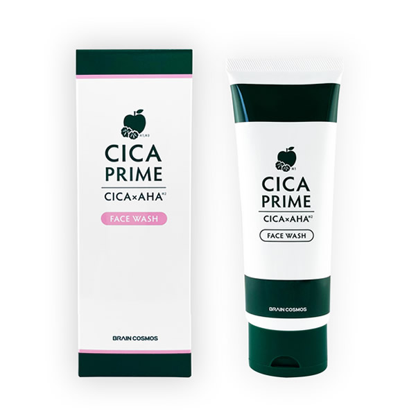 CICA PRIME(シカプライム) フェイスウォッシュ 100g 韓国コスメ 人気 cica ツボクサエキス スキンケア シカ 毛穴 クリーム 化粧水