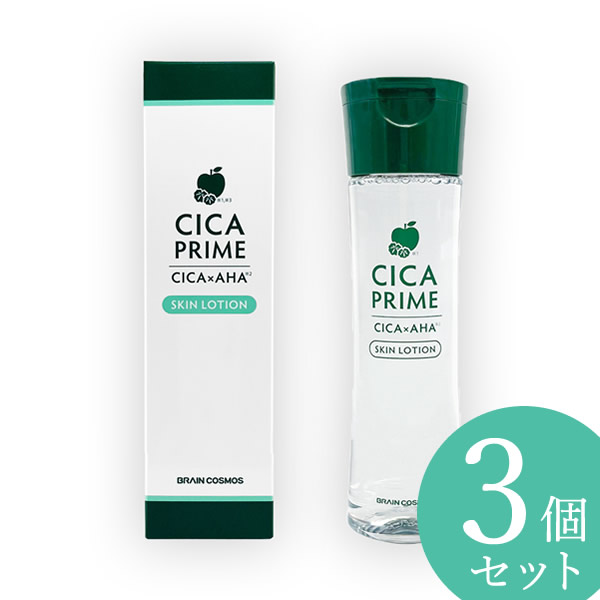 CICA PRIME(シカプライム) スキンローション 160ml 3個セット 韓国コスメ 人気 cica ツボクサエキス スキンケア シカ 毛穴 クリーム 化粧水