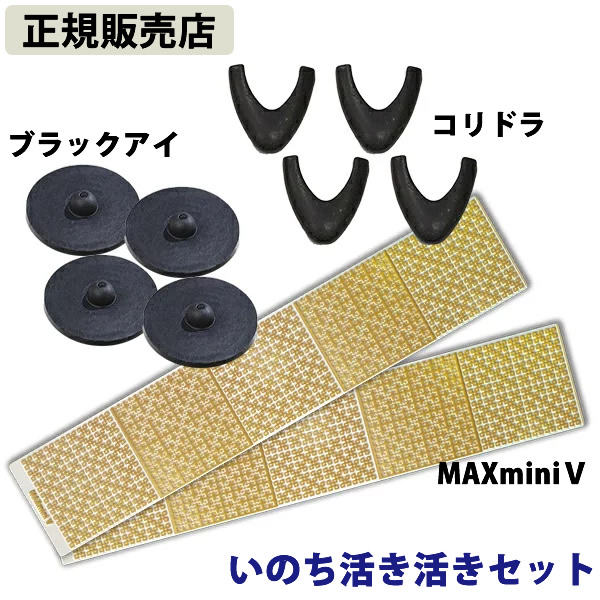 【正規販売店】いのち活き活きセット 丸山修寛先生監修 電磁波 静電気 対策 防止 ブロック カット コリドラ ブラックアイ MAX miniV 磁気 地磁気