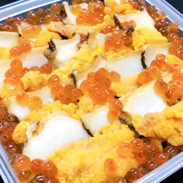 【北海道】海鮮かます丼の具セット(うに・いくら・あわび入)
