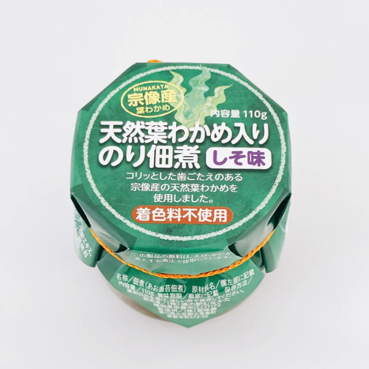 【福岡】道の駅むなかた限定 年間約2万個売れる超人気商品! 宗像産天然葉わかめ入のり佃煮 6個セット