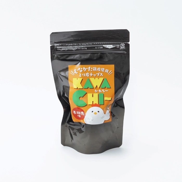 【福岡】道の駅むなかた限定 旨味あふれる鶏皮をカラッと揚げた むなかた鶏の鶏皮チップス「KAWACHI~」 5個セット