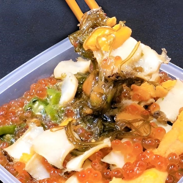 【北海道】海鮮かます丼の具セット(うに・いくら・あわび入)