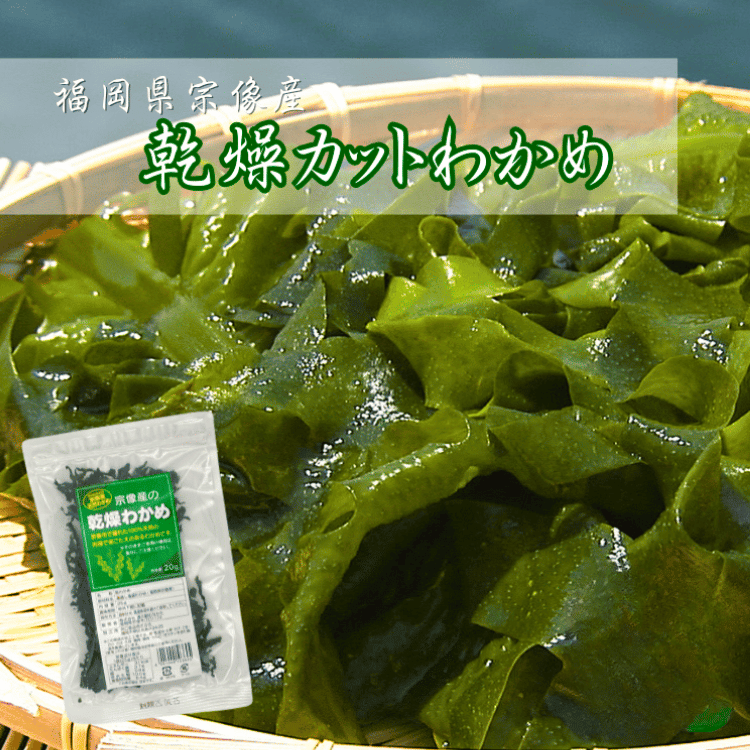 【福岡】道の駅むなかた限定 宗像の海からの贈り物 宗像産天然わかめ三昧 6点セット