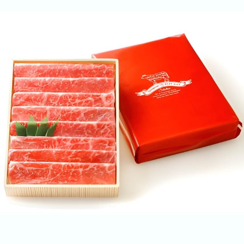 【北海道】ご贈答用 十勝豊西牛 肩ロースすき焼きギフト(肩ロースすき焼き用500g)