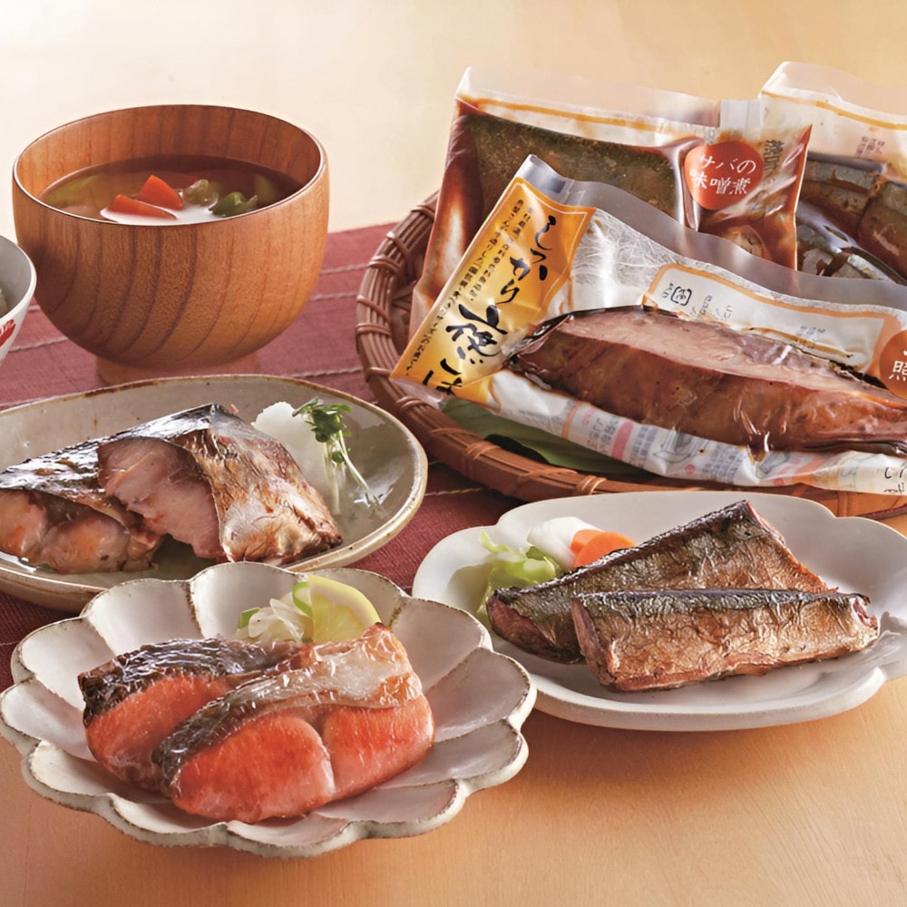 【宮城】レンジで簡単!「しっかり朝ごはん＆夜ごはん」お魚6種セット