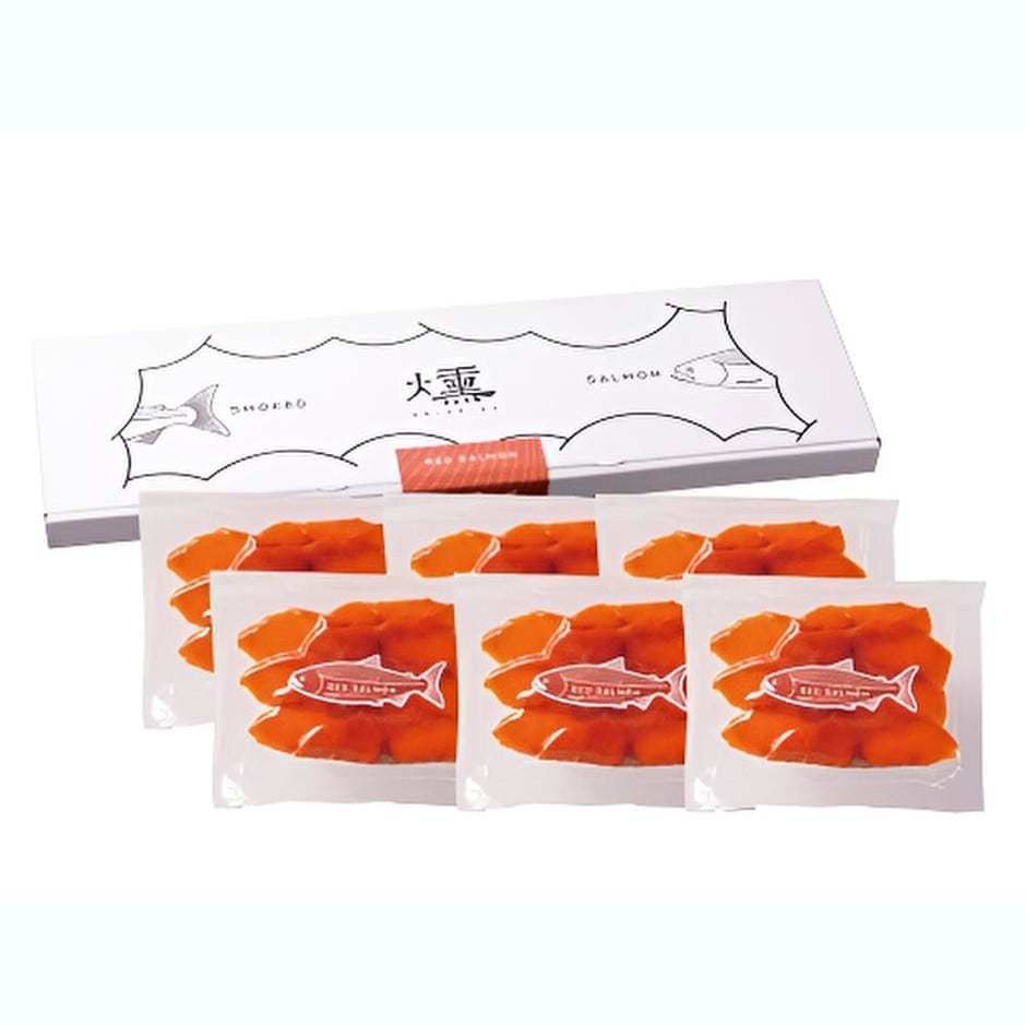 【青森】天然紅鮭 燻製スライス(50g×6p)