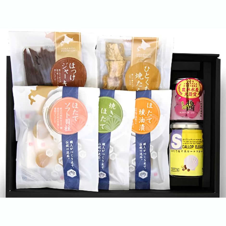 【北海道】北の雫 ギフトセット(ほたて・魚介の珍味と調味料のセット)