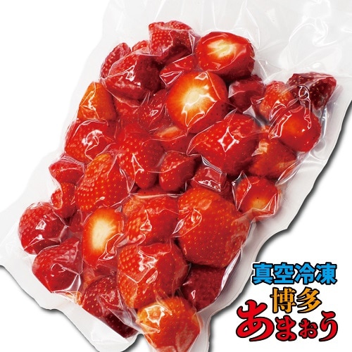 【福岡】道の駅むなかた 贅沢にたっぷり使える! 規格外「博多あまおう」業務用冷凍パック4.8kg (800g×6袋)